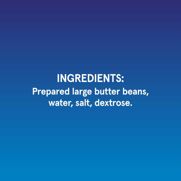 16 Oz Canned Large Butter Beans, Source of Plant Based Protein and Fiber, Low Fat, Gluten Free, (Pack of 12) - Image 4