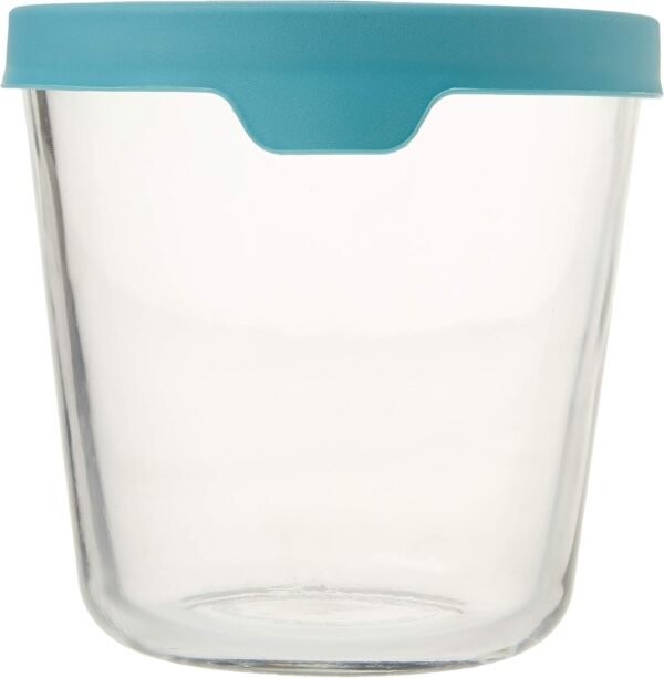 Anchor Hocking Trueseal Glass Food Storage Container with Airtight Lid, 7 Cup Tall, Mineral Blue - Image 3