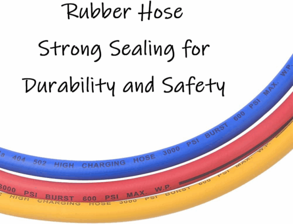 3PCS Refrigerant Charging Hose 60" Length 600-3000PSI 1/4" Thread Fits for R12 R22 R134A 404 502 Car Air Conditioning and HVAC Charging Manifold Gauge Hose Tube Red/Yellow/Blue Three Colors - Image 4